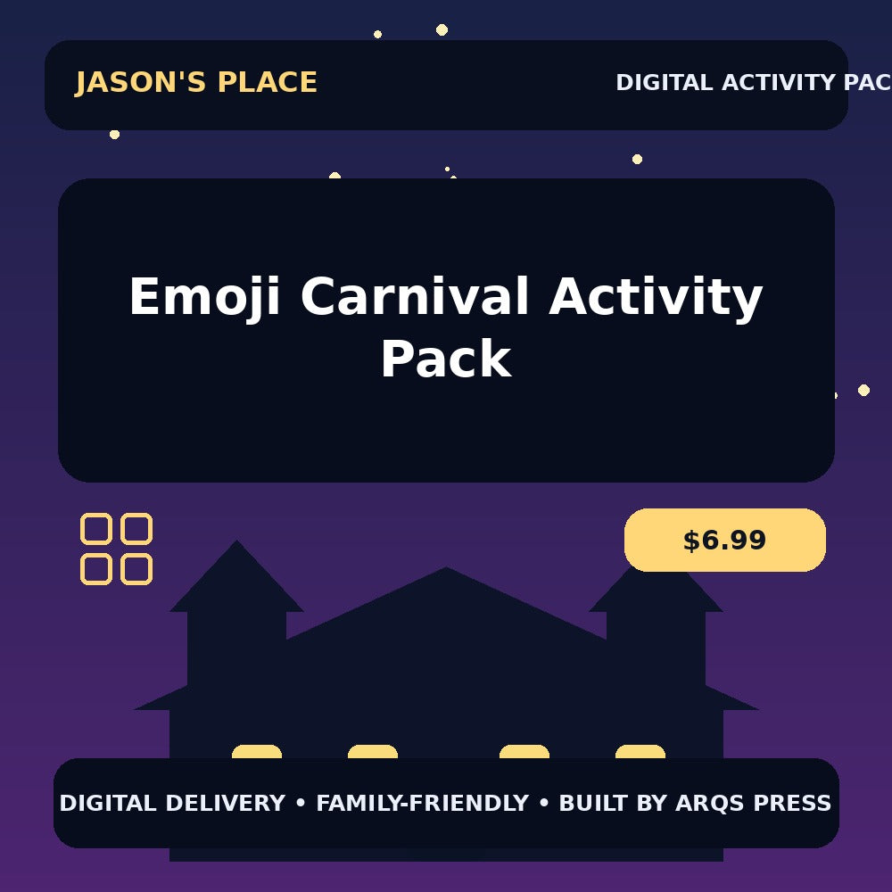 Emoji Carnival Activity Pack